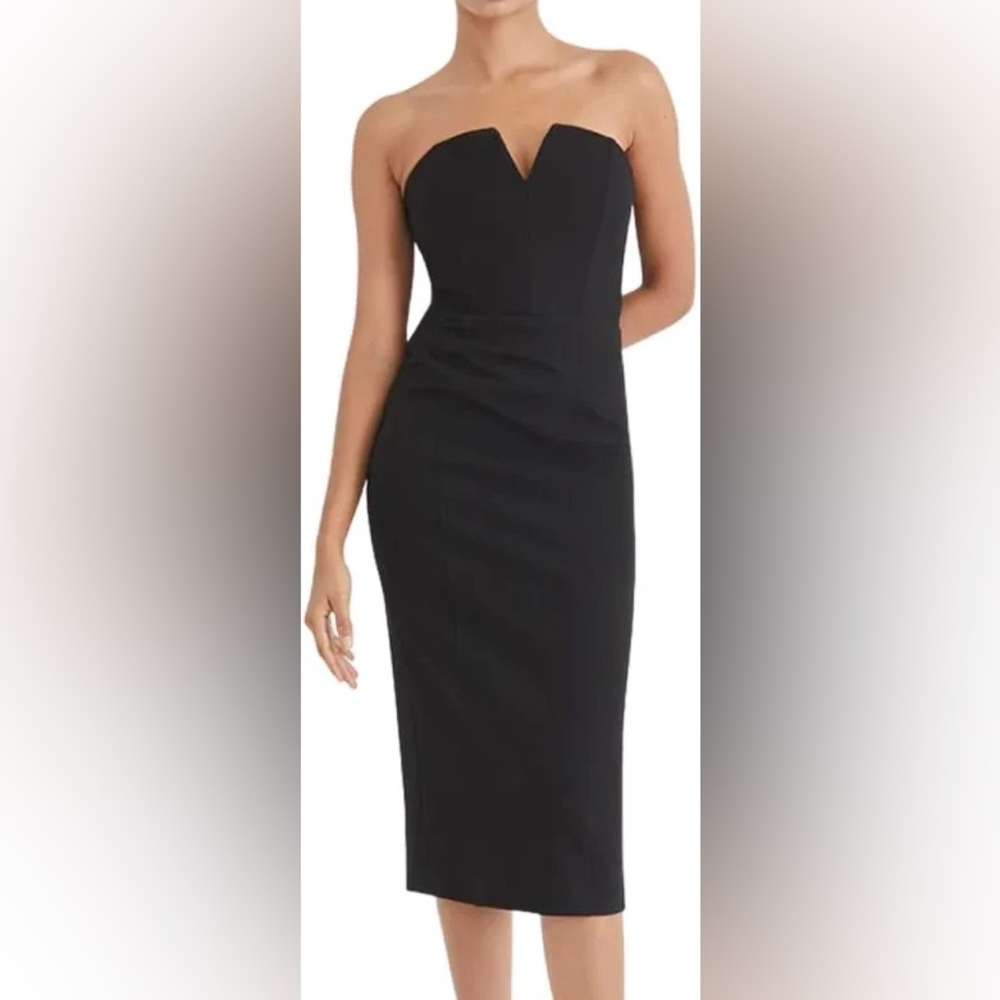 Veronica Beard Nani strapless midi dress